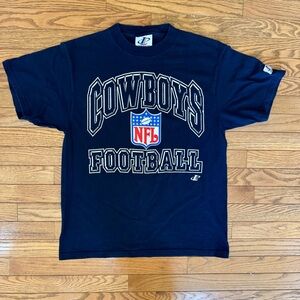 Vintage NFL Cowboys T-Shirt - Navy Blue